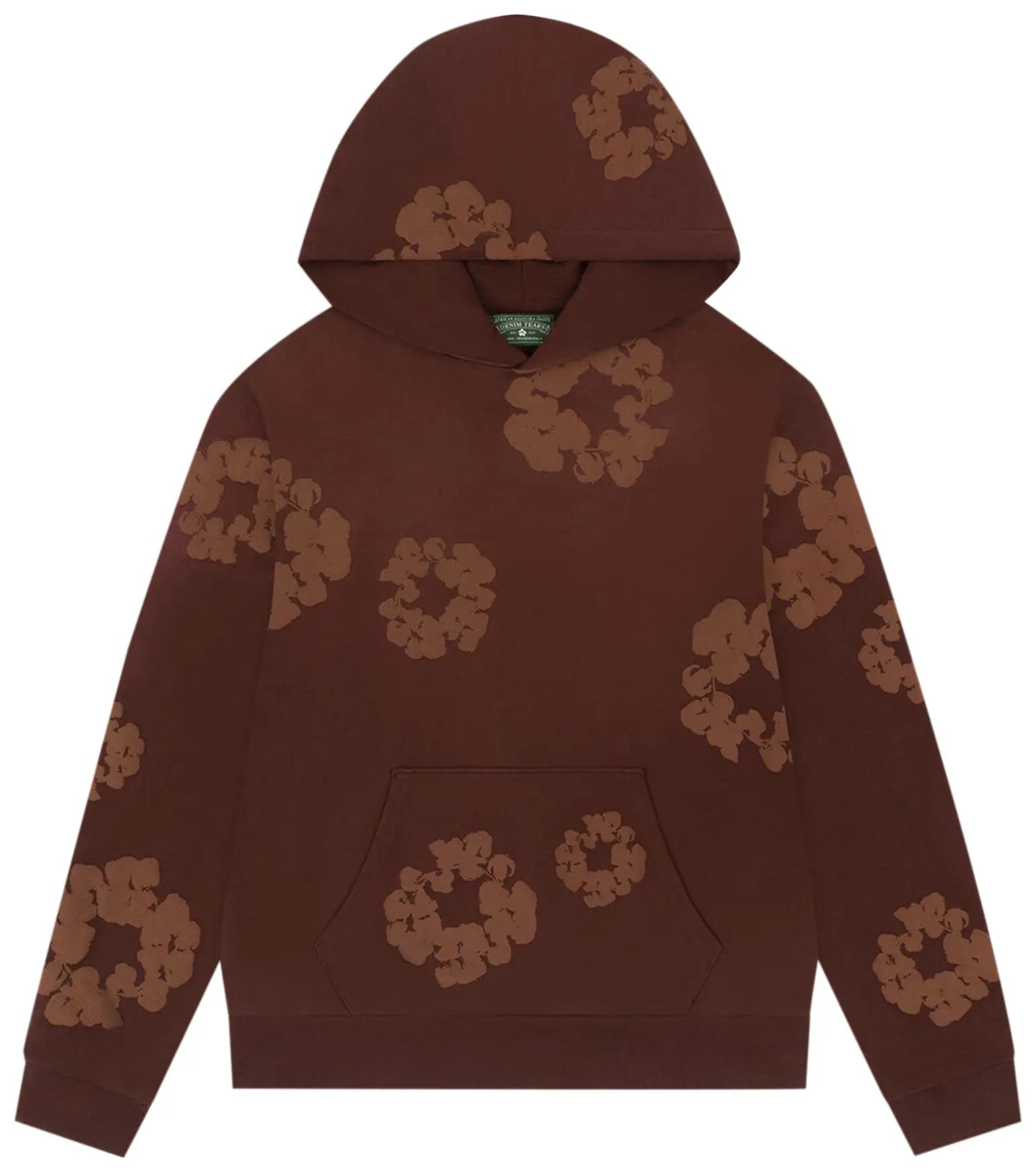トップス Denim Tears MonoCotton Wreath Sweatshirt Denim Tears Denim Tears Mono Cotton Wreath Hoodie Brown — $294.99
