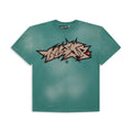 Maglietta Hellstar con stampa Green Crack