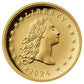 230th Anniversary Flowing Hair High Relief Gold Coin