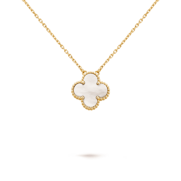 Van Cleef & Arpels Vintage Alhambra pendant 18K yellow gold, Mother-of-pearl
