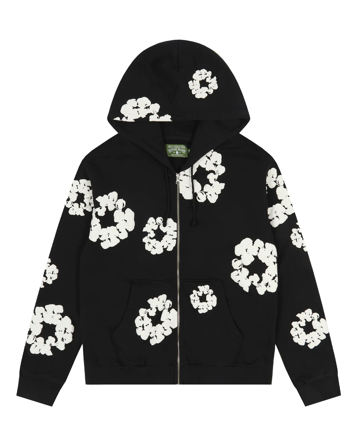 【極美品】 DENIM TEARS ジップ パーカー Denim Tears x Corteiz ジップパーカー | ブラック | FARFETCH JP