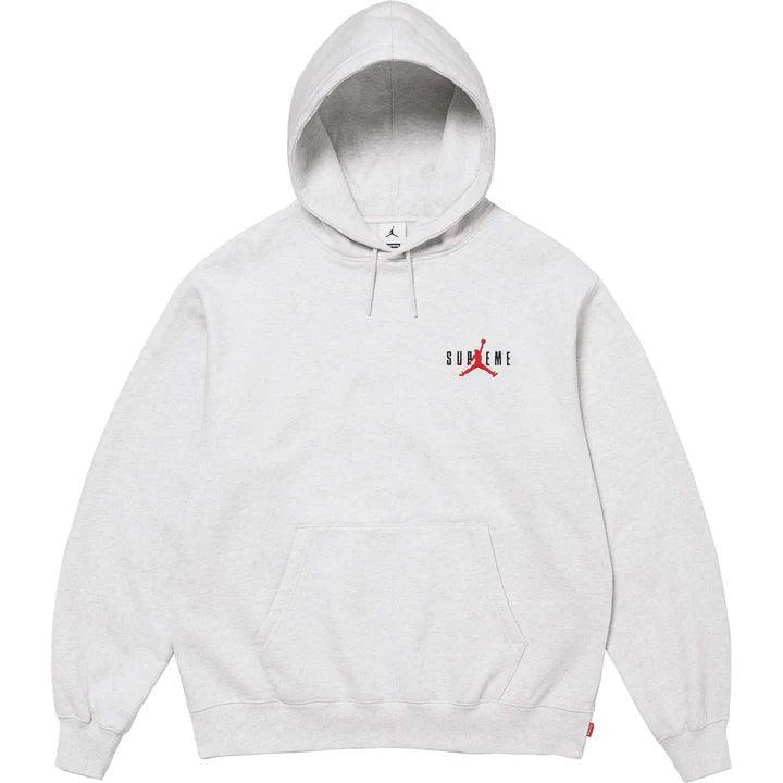 Supreme ash grey hoodie on sale
