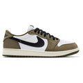 Air Jordan 1 Retro Low Olive Moyen Blanc Sommet Blanc Voile Noir