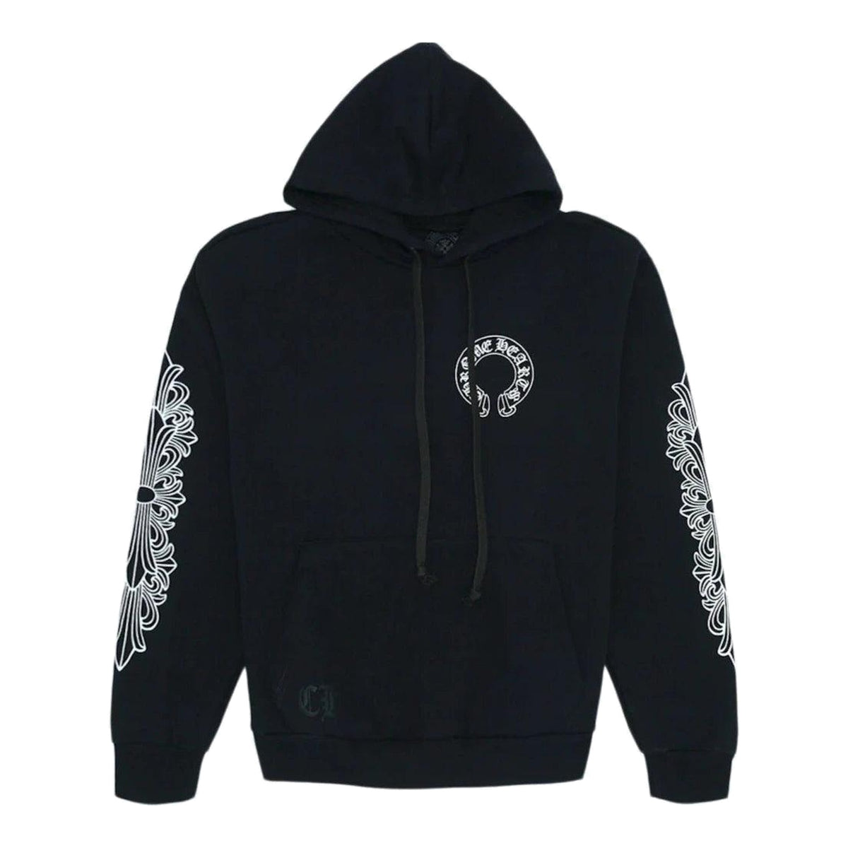Chrome Hearts Horseshoe Floral Hoodie Black - Supra Sneakers