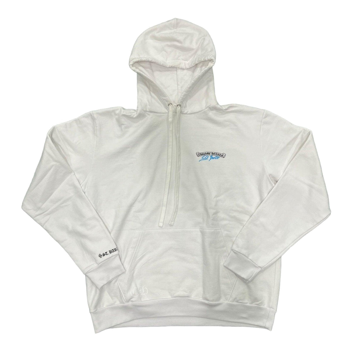 Chrome Hearts St. Barth Horseshoe Pullover Hoodie White - Supra Sneakers