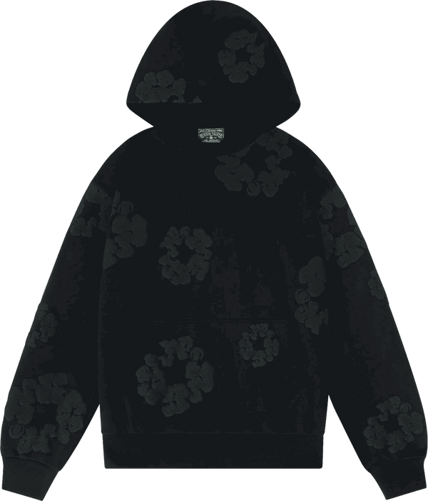 Denim Tears Cotton Wreath Sweatshirt Black Monochrome Denim Tears Cotton Wreath Sweatshirt Black Monochrome