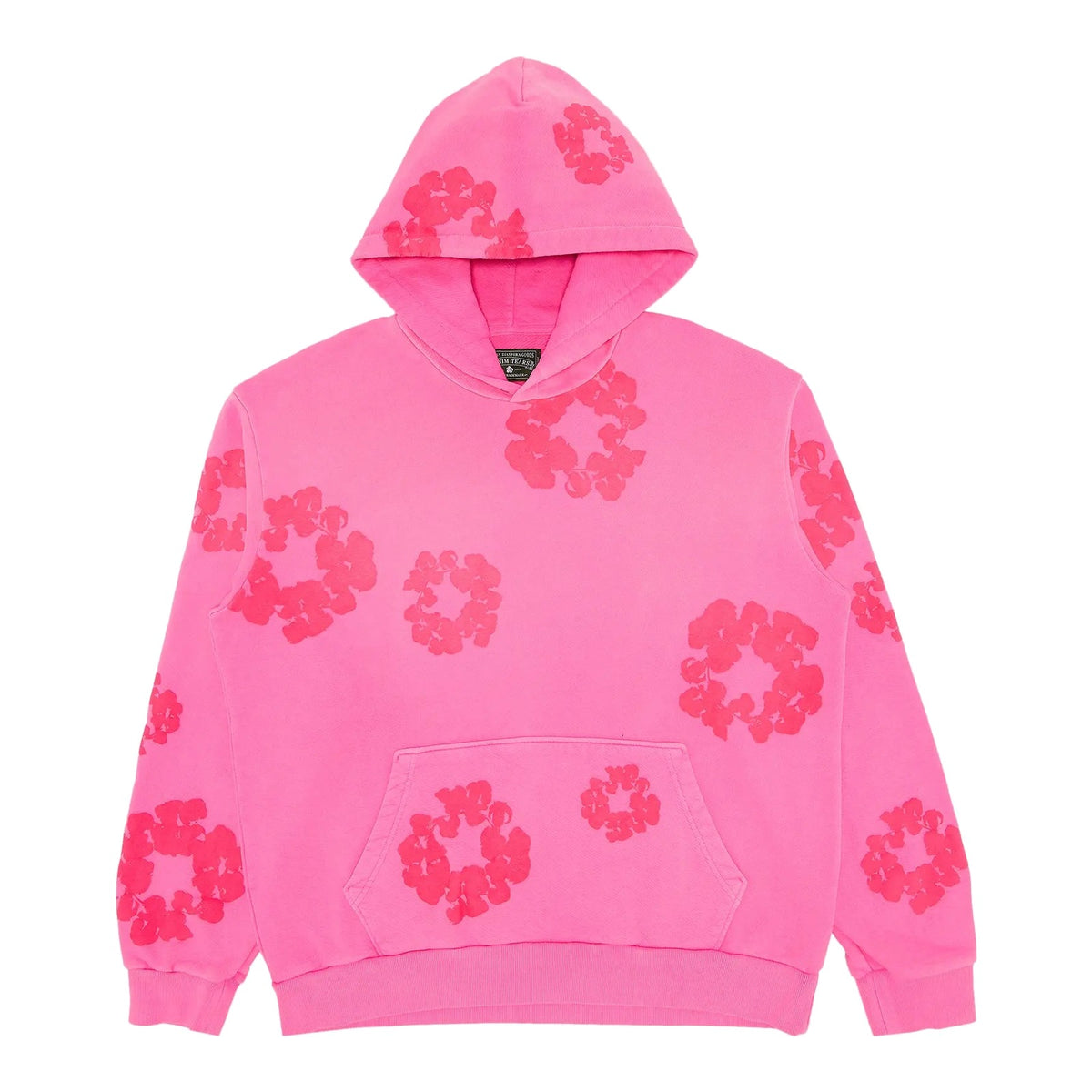 Denim Tears Mono Cotton Wreath Hoodie Hyper Pink