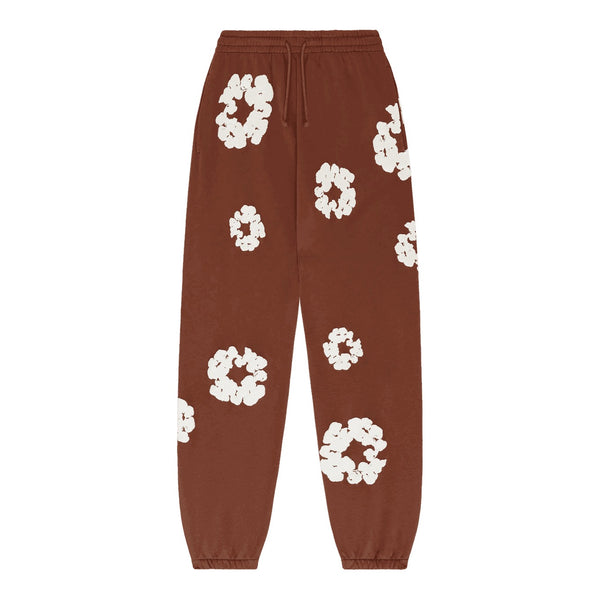 Denim Tears The Cotton Wreath Sweatpants Brown - Supra Sneakers