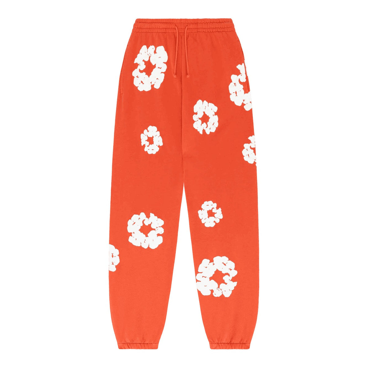 Denim Tears The Cotton Wreath Sweatpants Orange - Supra Sneakers