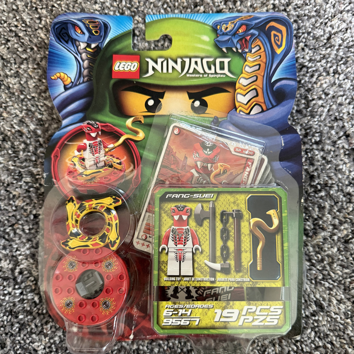 LEGO Ninjago Fang-Suei 9567 Spinner Set — Open Box, New Contents — photo 1