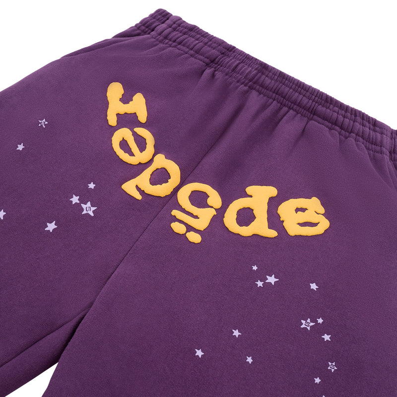 Sp5der Purple Star OG Web V2 Sweatpant "Lakers"