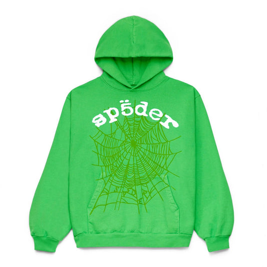Sp5der Legacy Web Hoodie Green - Paroissesaintefoy Sneakers Sale Online