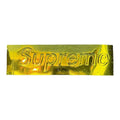 Autocollant Supreme Logo en boîte gaufré en or métallique