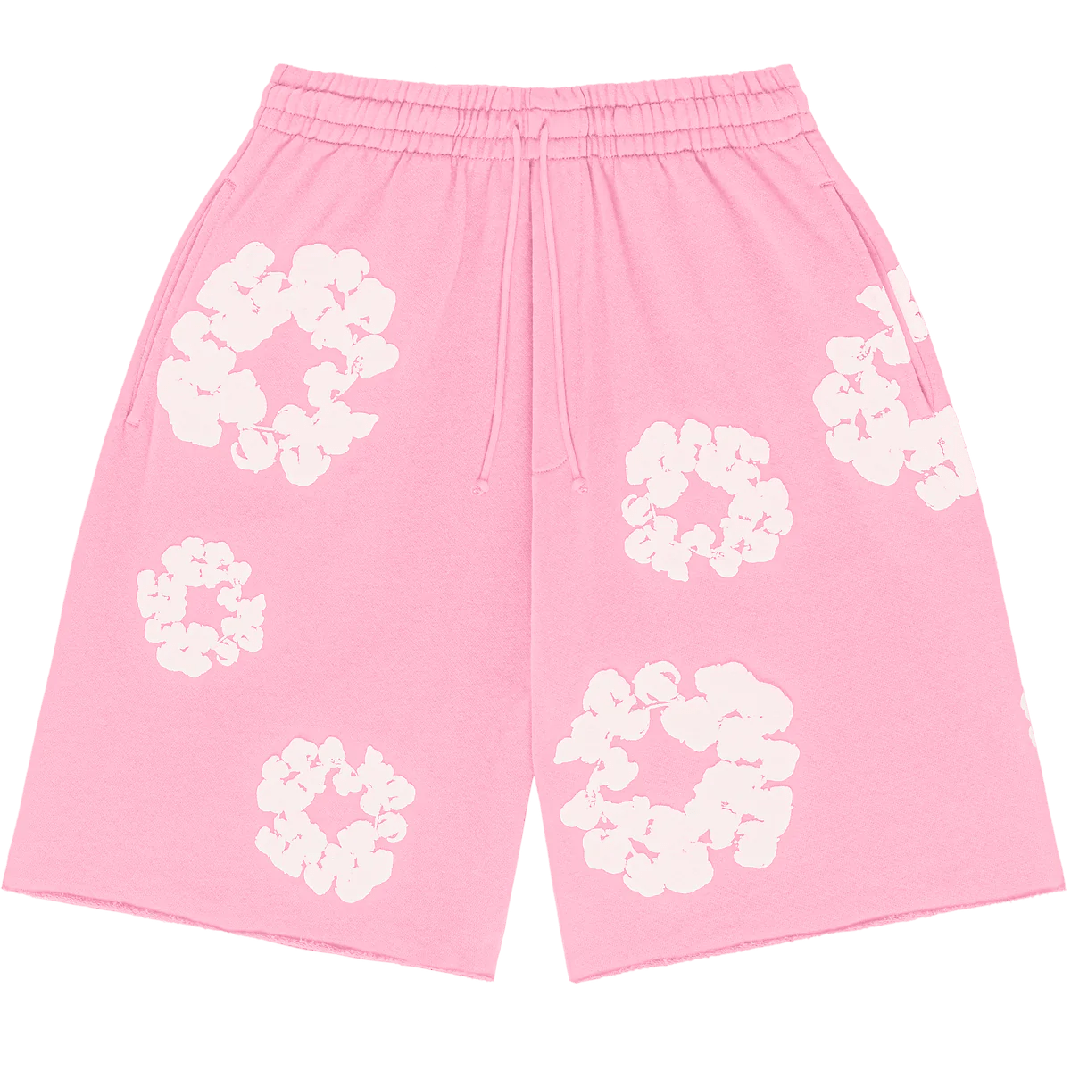 Denim Tears The Cotton Wreath Sweat Shorts Pink-Supra Sneakers-$350.00