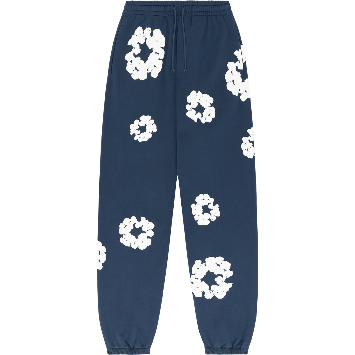 Denim Tears The Cotton Wreath Sweatpants Navy Blue - $450.00 ...