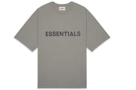 Fear of God Essentials Boxy Tee Appliqué Logo Cement - Paroissesaintefoy Sneakers Sale Online