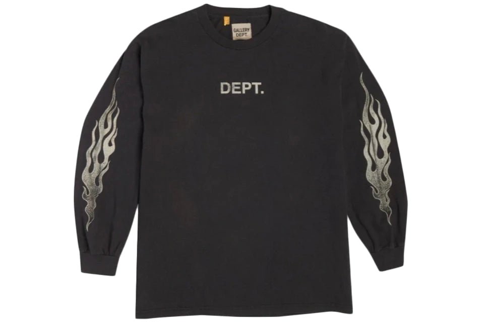 Gallery Dept. Flames L/S T-Shirt Black - Paroissesaintefoy Sneakers Sale Online