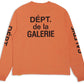 Gallery Dept. French Collector L/S T-shirt Orange Black - Paroissesaintefoy Sneakers Sale Online