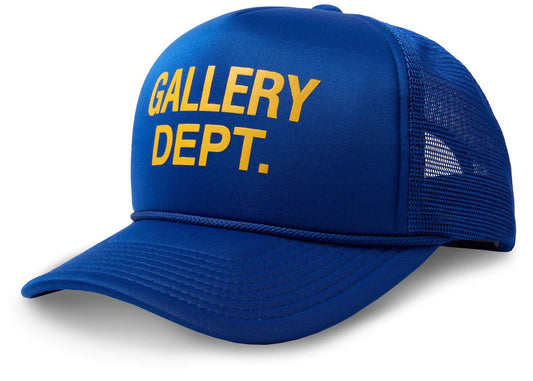 Gallery Dept. Logo Trucker Hat Blue - Paroissesaintefoy Sneakers Sale Online
