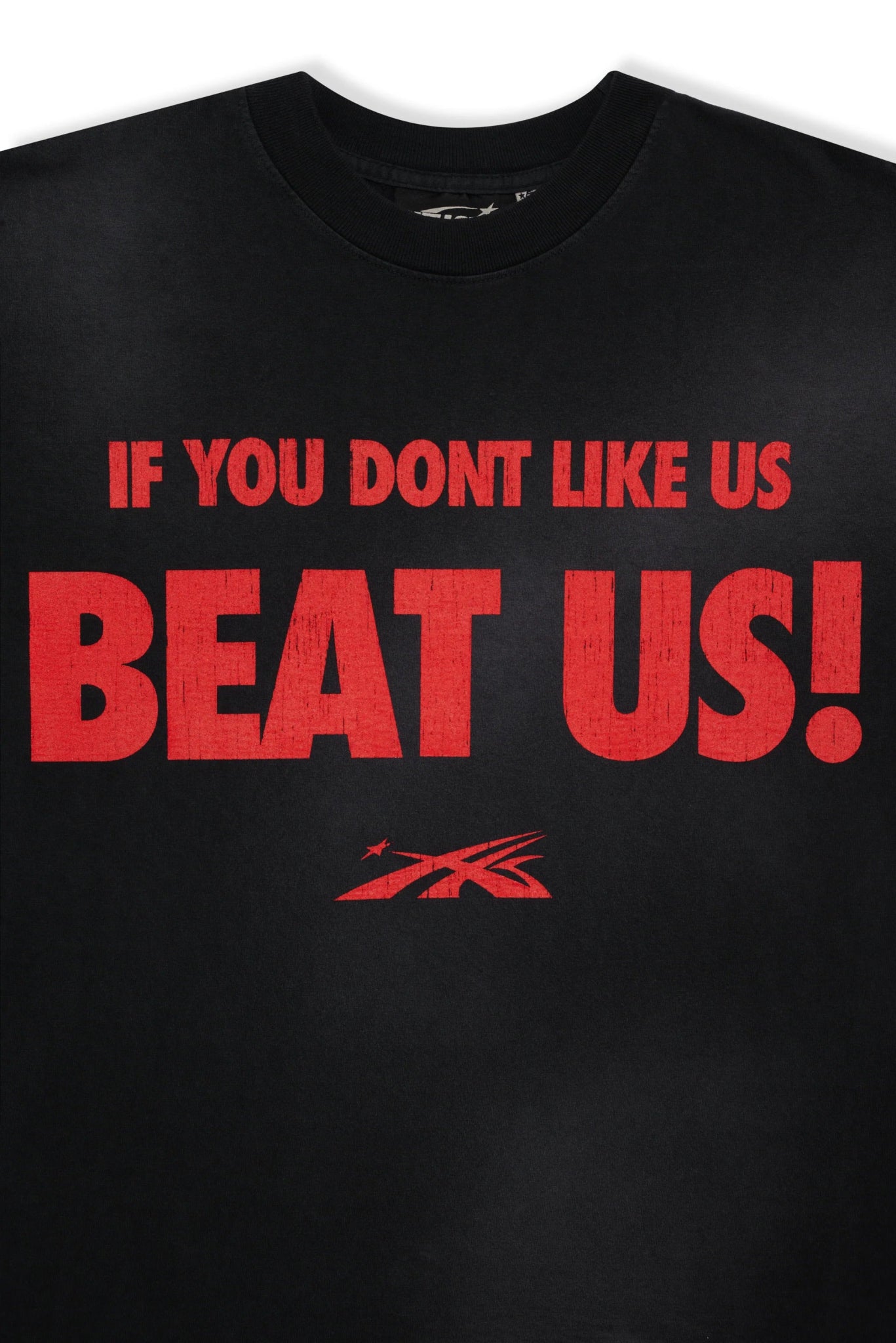 Hellstar Sports Beat Us! T-Shirt (Red/Black) - Paroissesaintefoy Sneakers Sale Online