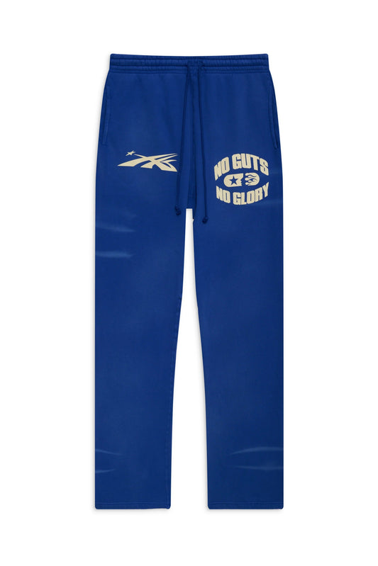Hellstar Sports No Guts No Glory! Sweatpants (Blue) - Paroissesaintefoy Sneakers Sale Online