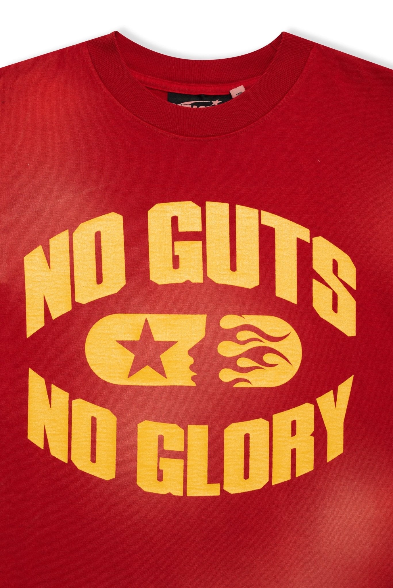 Hellstar Sports No Guts No Glory T-Shirt (Red) - Paroissesaintefoy Sneakers Sale Online