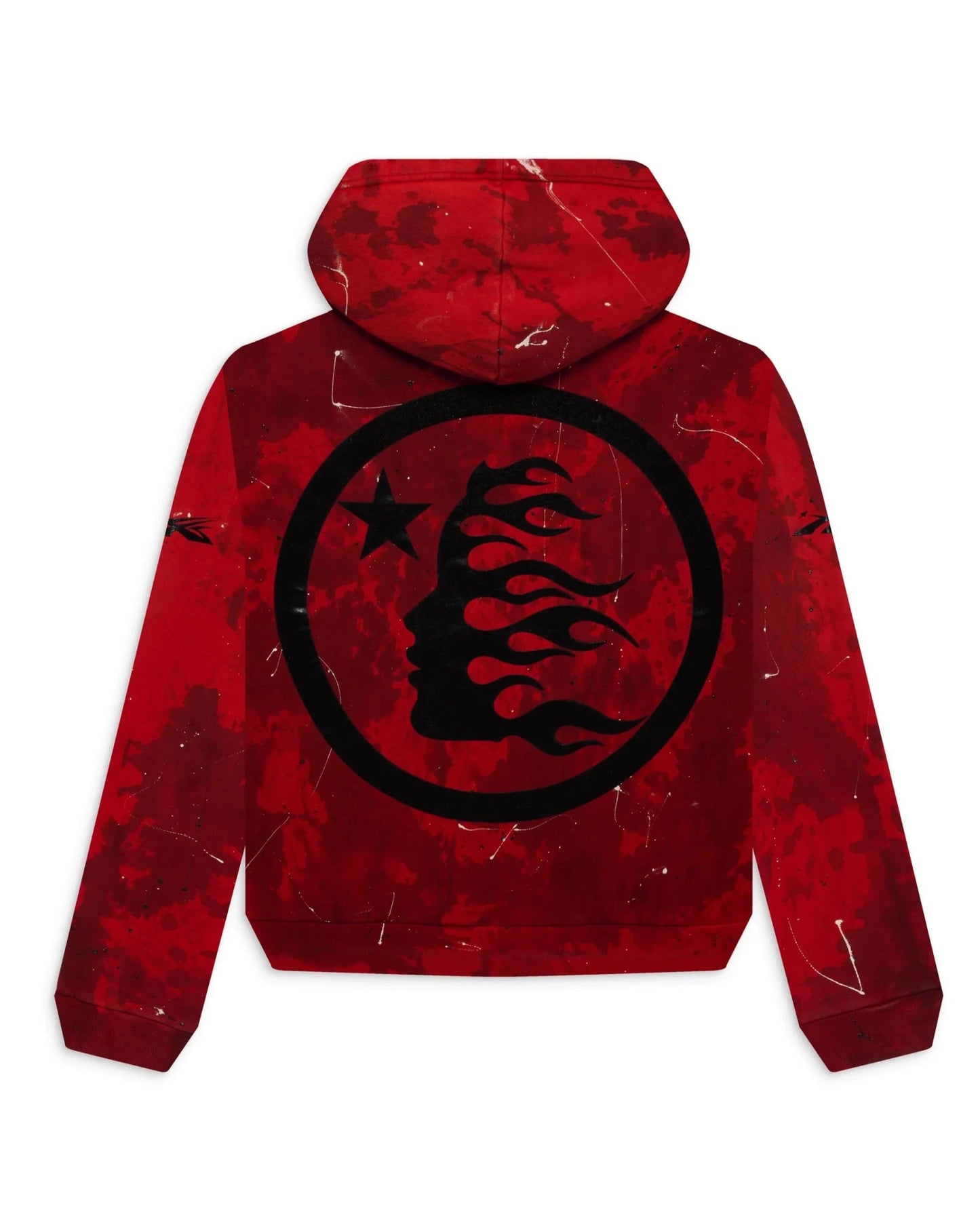 Hellstar Sports Red Tye-Dye Skull Hoodie - Paroissesaintefoy Sneakers Sale Online