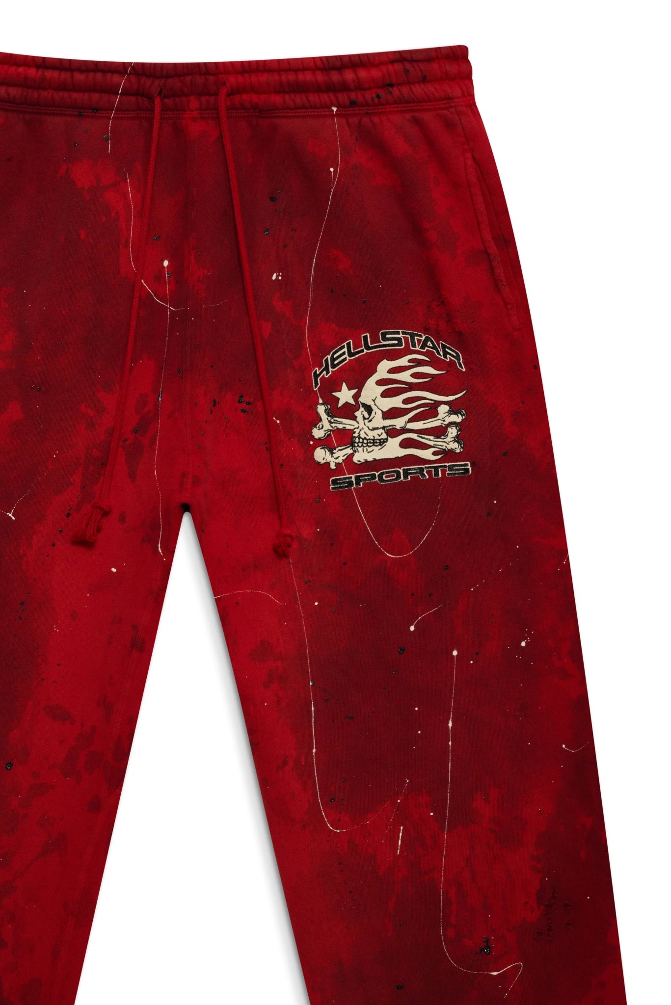 Hellstar Sports Red Tye-Dye Sweatpants - Paroissesaintefoy Sneakers Sale Online