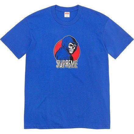 Royal blue supreme shirt shop