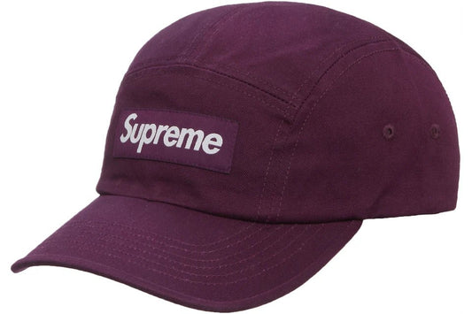 Supreme Washed Chino Twill Camp Cap (FW22) Dark Purple - Paroissesaintefoy Sneakers Sale Online