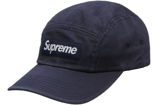 Supreme Washed Chino Twill Camp Cap (FW22) Navy - Paroissesaintefoy Sneakers Sale Online