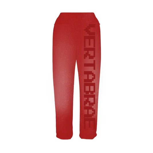 Vertabrae C-2 Sweat Pants (Red & Burgundy) - Paroissesaintefoy Sneakers Sale Online