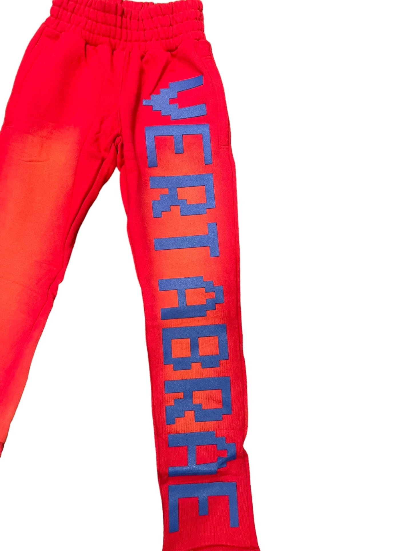 Vertabrae C-2 Sweat Pants Washed (Red & Blue) - Supra boot Sneakers