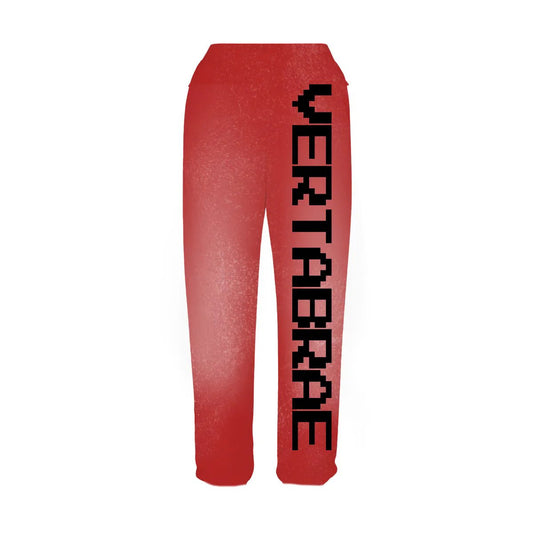 Vertebrae C-2 Sweat Pants Washed (Red & Black) - Paroissesaintefoy Sneakers Sale Online