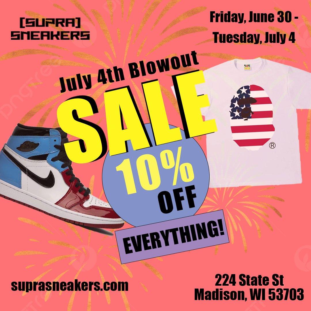 July 4th Sale - Supra Sneakers