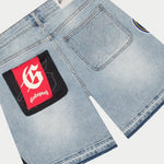 Godspeed Patchwork Denim Shorts V2 Blue - Image 4