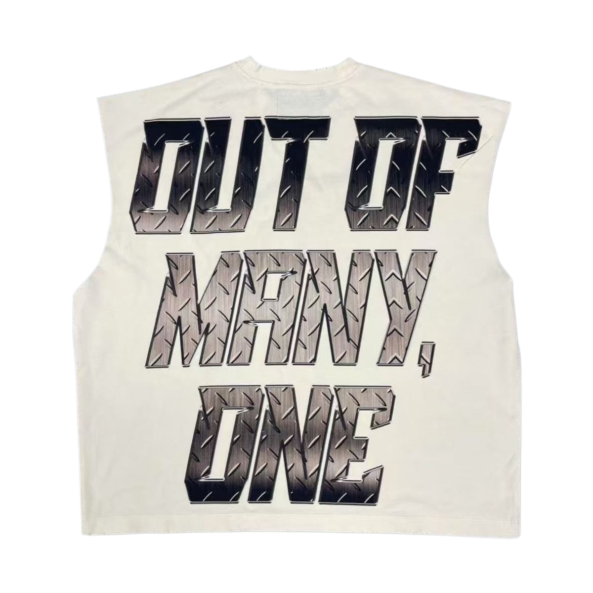 Godspeed Steel Sharpens Steel Sleeveless T-Shirt Bone