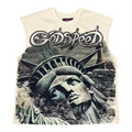 Godspeed Sunken Liberty 2 ärmelloses T-Shirt Bone