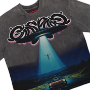 Godspeed O.B.E Abduction T-Shirt Grey Wash