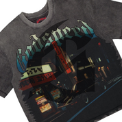 Godspeed Pit Stop: Tokyo T-Shirt Grey Wash