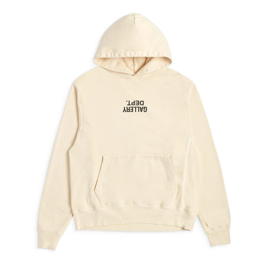 Gallery Dept. Upside Down Logo Hoodie Cream