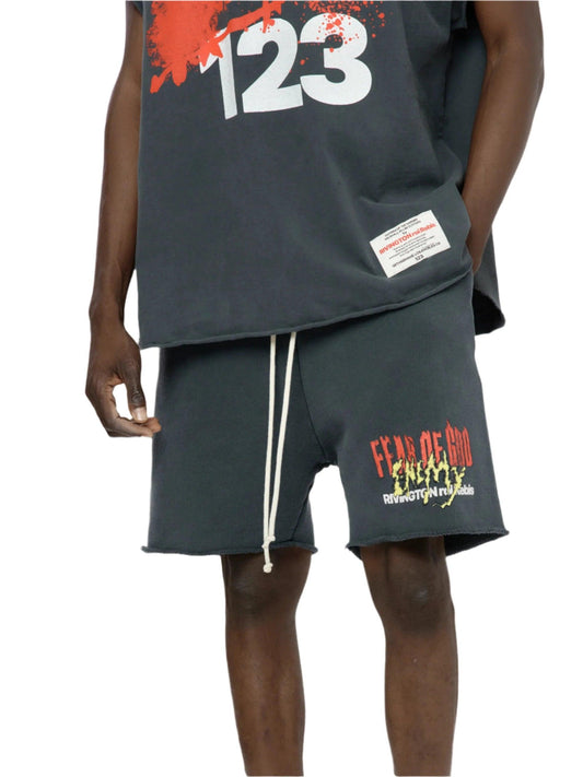 RRR123 X Fear of God Look, Its The Enemy Shorts