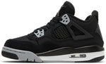 Air Jordan 4 Retro Black Canvas (GS) - Image 3