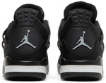 Air Jordan 4 Retro Black Canvas (GS) - Image 4