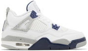 Air Jordan 4 Retro White Midnight Navy (GS)