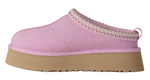 Pink slip-on shoe with a beige sole on a white background - Image 3