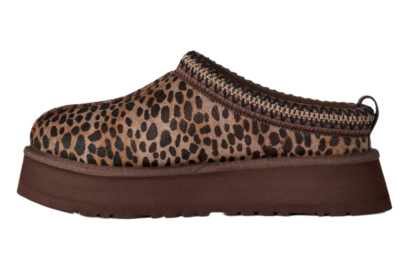UGG Tazz Slipper Caspian Leopard Print Burnt Cedar (Women's)