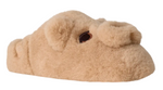 Beige slipper with bear design on a white background - Image 2