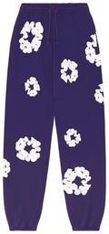 Denim Tears The Cotton Wreath Pantaloni da tuta Viola