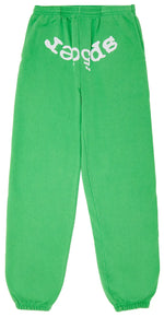 Sp5der Legacy Web Sweatpants Green - Image 1